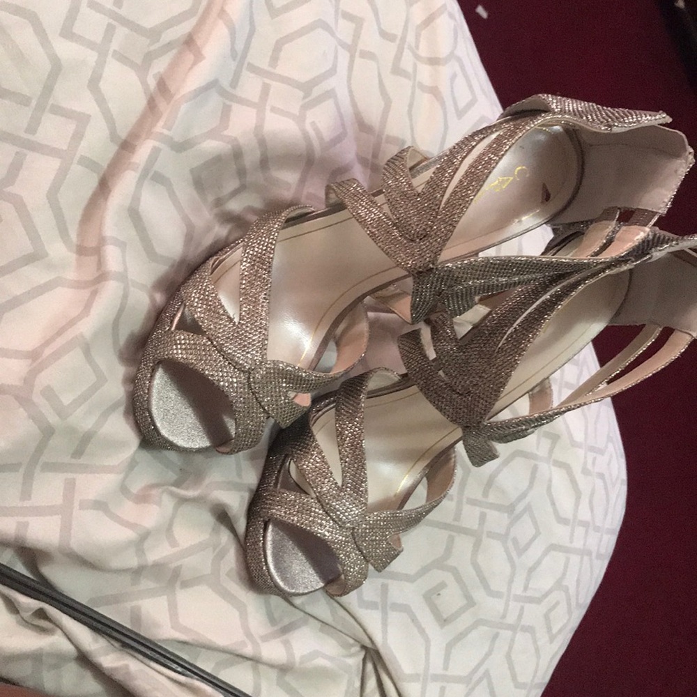 Gold  heels